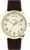 Timex Men’s Modern Easy Reader 40mm Watch – Brown Strap Cream Dial Gold-Tone Case