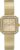 Timex Women’s Premium Classic Gold-Tone Band White Dial Dress Watch | T2P550