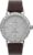 Timex Men’s Waterbury Traditional 40mm Watch – Brown Strap Silver-Tone Dial