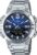 Casio AMW870DA-2A1V Men’s Stainless Steel Blue Dial Analog Digital Dual Time Zone Watch
