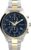 Timex Men’s Dress Chronograph 43mm Watch – Two-Tone Bracelet Blue Dial