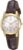 Timex Women’s TW2R63600 Essex Avenue Brown Croco Pattern Leather Strap Watch