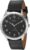 Timex Men’s Modern Easy Reader 40mm Watch β Silver-Tone Case Black Dial with Black Genuine Leather Strap