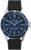 Timex Men’s Navi XL 41mm Watch β Stainless Steel Case Blue Dial with Black Silicone Strap