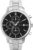 Timex Men’s Chicago Chronograph 45mm Watch – Silver-Tone Case Black Dial
