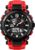 Timex UFC Men’s Impact 50mm Watch – Red Strap Black Dial Black Case