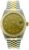 Rolex Mens Datejust 16013 36mm Steel & Gold with Diamond Dial & Bezel
