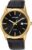 Citizen Quartz Men’s Watch, Stainless Steel with Leather Strap, Casual, Brown
