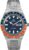 Timex Q Men’s 38mm Watch – Blue/Orange Silver-Tone Case