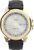 Timex Men’s Essex 46mm Watch – Black Strap White Dial Gold-Tone Case
