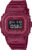 Casio GMDS5600RB-4 Women’s Black Dial Alarm Burgundy Band Chronograph G Shock Watch