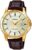 Casio Men’s MTP-V004GL-9A Date Quartz Watch with Genuine Leather
