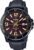 Casio MTP-VD01BL-5BV Men’s Enticer Black IP Leather Band Brown Dial Watch