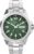 Timex Men’s Essex 44mm Watch – Stainless Steel Bracelet Green Dial Silver-Tone Case