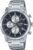 Casio MTP-E510D-1A2V Men’s Standard Stainless Steel Black Dial 50M Chronograph Sports Watch