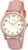 Timex Women’s TW2U29800 Easy Reader 38mm Blush/Orange Leather Strap Watch
