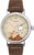 Timex x Peanuts Men’s Standard 40mm Watch – Fall Silver-Tone Case Beige Dial with Tan Genuine Leather Strap