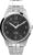 Timex Men’s South Street Sport 36mm Perfect Fit Watch – Silver-Tone Case Black Dial