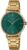 Casio LTP-VT02G-3A Women’s Minimalistic Gold Tone Stainless Steel Green Dial Watch