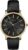 Timex Women’s TW2R36400 Metropolitan Skyline Black/Gold-Tone Leather Strap Watch