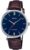 Casio LTP-VT01L-2B Women’s Minimalistic Blue Dial Brown Leather Band Analog Watch