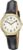 Timex Women’s Easy Reader 30mm Watch β Gold-Tone Case Cream Dial with Black Croco Leather Strap