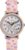 Timex Unisex Peanuts Floral 34mm Watch – Pink Strap White Dial Pink Case