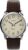 Timex Men’s Easy Reader 38mm Watch – Brown Strap Cream Dial Silver-Tone Case