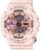 Sports Watch Gold and Pink Dial Pink Quartz Ladies