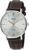 Casio MTP-VT01L-7B2 Men’s Minimalistic Silver Dial Brown Leather Band Analog Watch