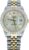 Rolex Datejust 36mm Watch 16233 Custom Silver Diamond Dial & 3CT Diamond Bezel