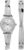 Timex Women’s Dress Crystal 23mm Watch & Bracelet Gift Set – Silver-Tone