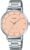 Casio LTP-VT04D-4A Women’s Minimalistic Stainless Steel Peach Dial Watch