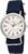 Timex Men’s Weekender 40mm Watch β Silver-Tone Case Cream Dial with Blue Fabric Slip-Thru Strap