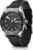 Victorinox Swiss Army Quartz Black Dial Black Leather Strap Watch 42mm – 242041