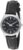 Casio Women’s LTP-V005L-1A Black Genuine Leather Band Analog Watch