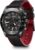 Victorinox Swiss Army Chronograph Black Dial Black and Red Rubber Strap Watch 42mm – 242051