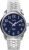 Timex Men’s Easy Reader Classic 38mm Watch – Silver-Tone Expansion Band, Blue Dial
