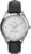 Timex Women’s Waterbury Traditional 34mm Watch – Silver-Tone Case White Dial with Black Leather Strap