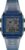Timex Unisex Q LCA 35mm Watch – Blue Strap Digital Dial Blue Case