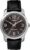 Timex Men’s TW2R86600 Classic 39mm Black/Silver-Tone Croco Pattern Leather Strap Watch