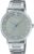 Casio MTP-VT04D-8E Men’s Minimalistic Stainless Steel Gray Concave-Shaped Dial 3-Hand Analog Watch