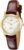 Timex Women’s T21693 Essex Avenue Burgundy Croco Pattern Leather Strap Watch