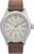 Timex Men’s Expedition Sierra 41mm Watch – Natural Dial Stainless Steel Case with Brown Genuine Leather Strap