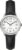 Timex Women’s Easy Reader 25mm Watch β Silver-Tone Case White Dial with Black Leather Strap