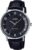 Casio MTP-VT03L-1B Men’s Minimalistic Black Leather Band Watch