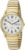 Timex Men’s Easy Reader 35mm Watch β Gold-Tone Case White Dial with Extra-Long Band