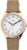 Timex Women’s Modern Easy Reader 32mm Watch β Rose Gold-Tone Case White Dial with Beige Genuine Leather Strap