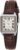 Casio LTP-V007L-7B2 Women’s Rectangular Leather Strap White Roman Dial Dress Watch