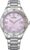 Citizen Women’s Eco-Drive Crystal Weekender Sport Casual, Silver-Tone Stainless Steel Bracelet, Purple Dial